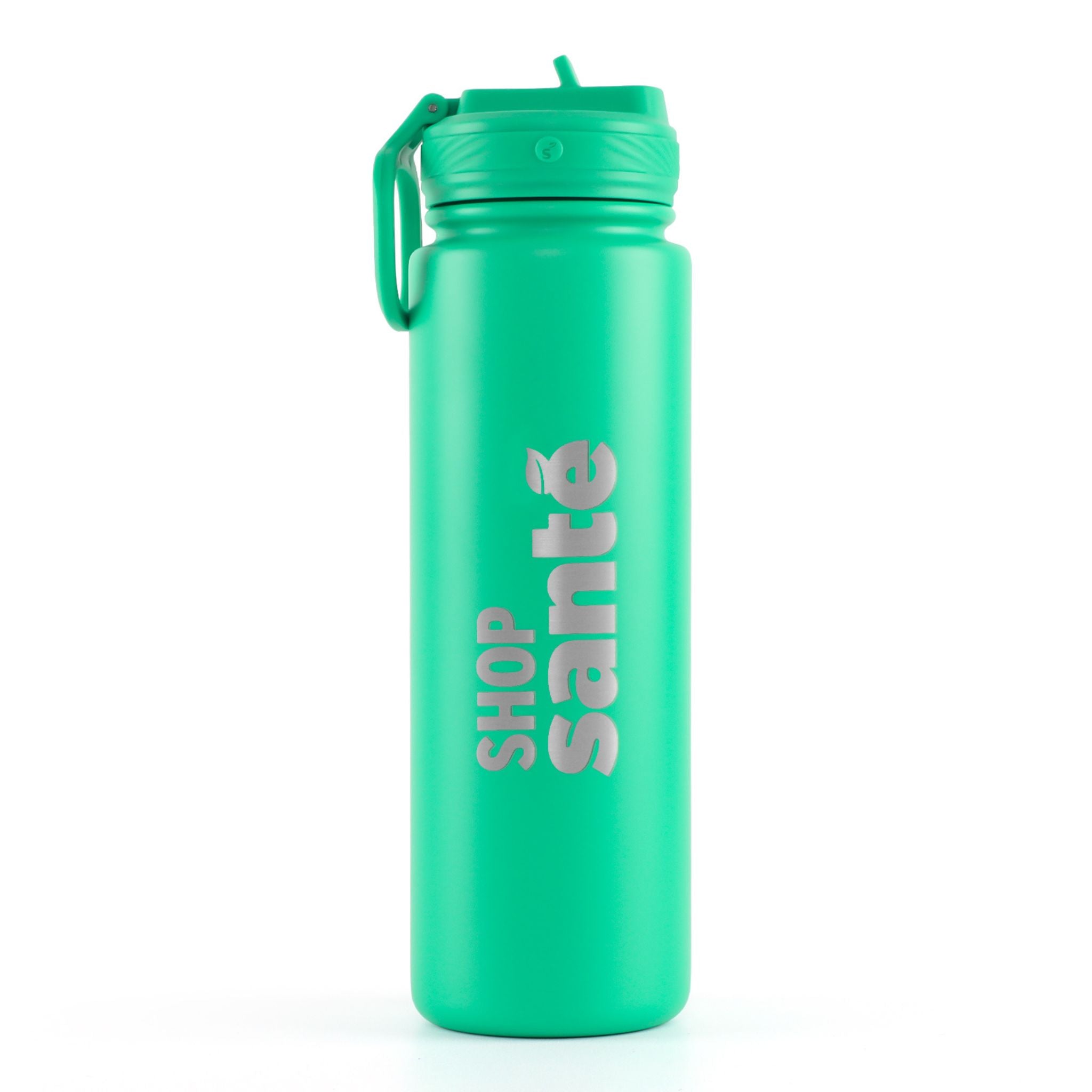 NERTHUS FIH 1334 Bouteille Sport Double Paroi 500 Ml – Bouchon Click & Drink Marguerites – Isolation Thermique, Hydratation Facile
