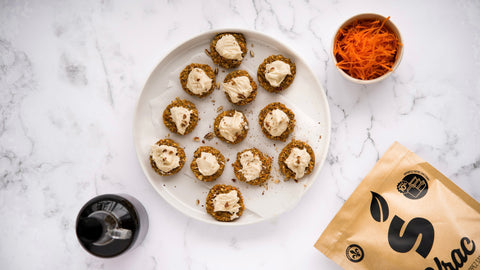 Biscuits gâteau aux carottes sans cuisson