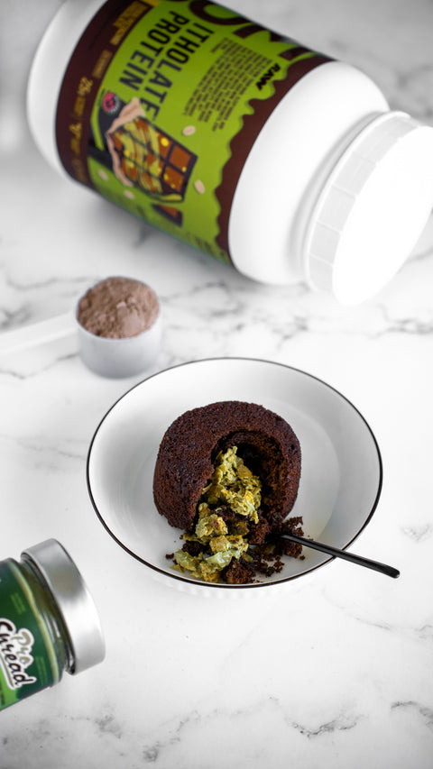 Fondant protéiné style chocolat Dubaï