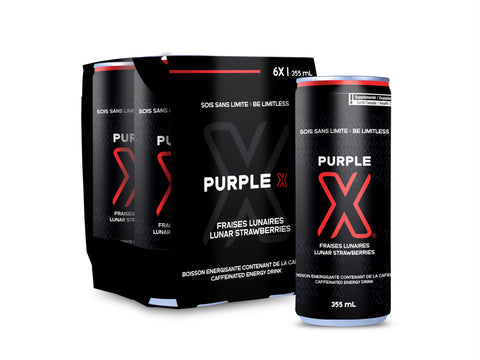 Purple X - Boisson Énergisante 355ml - Shop Santé