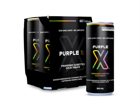 Purple X - Boisson Énergisante 355ml - Shop Santé