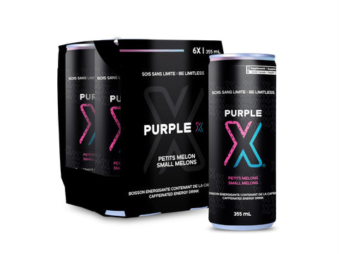 Purple X - Boisson Énergisante 355ml