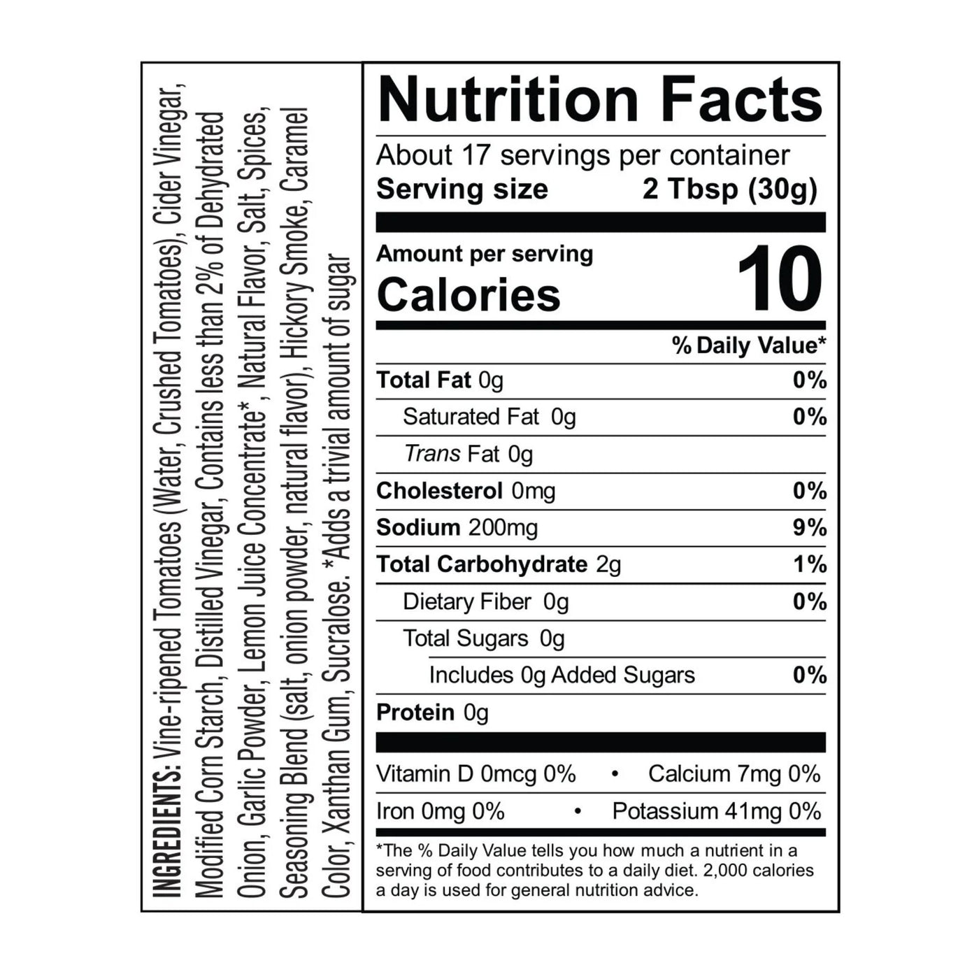 Nutritional Information