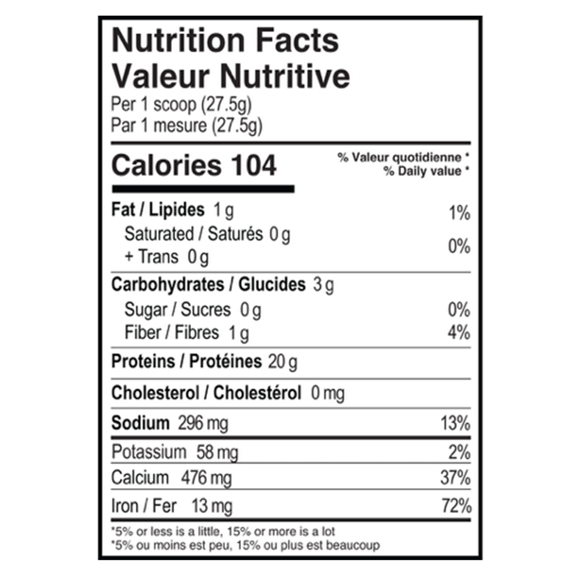 Nutritional Information