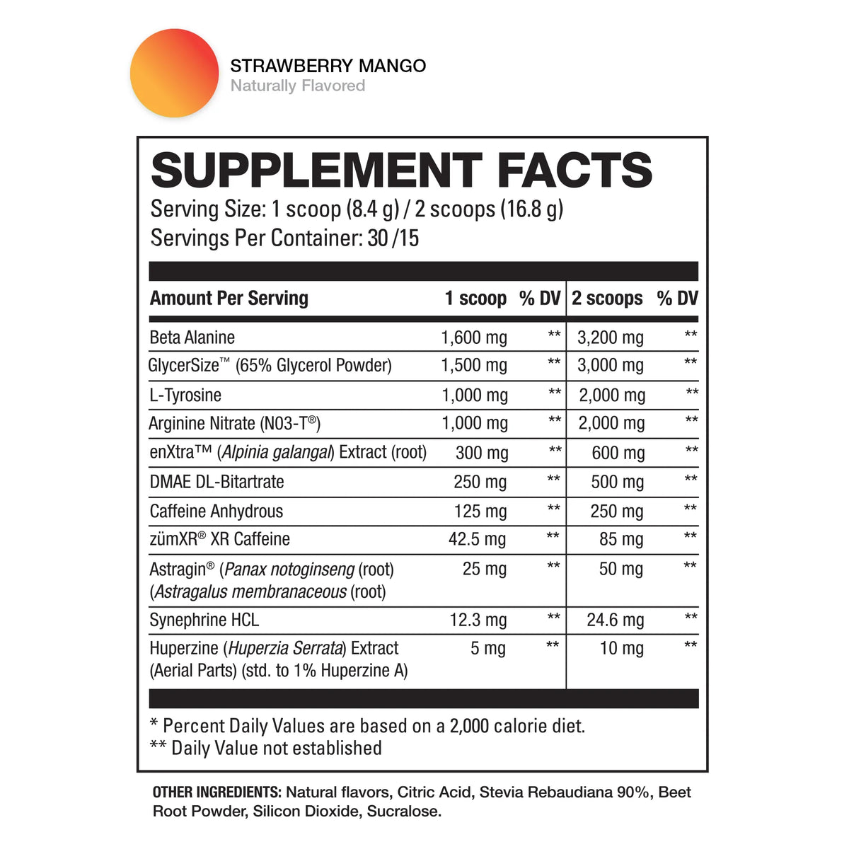 Informations Nutritionnelles