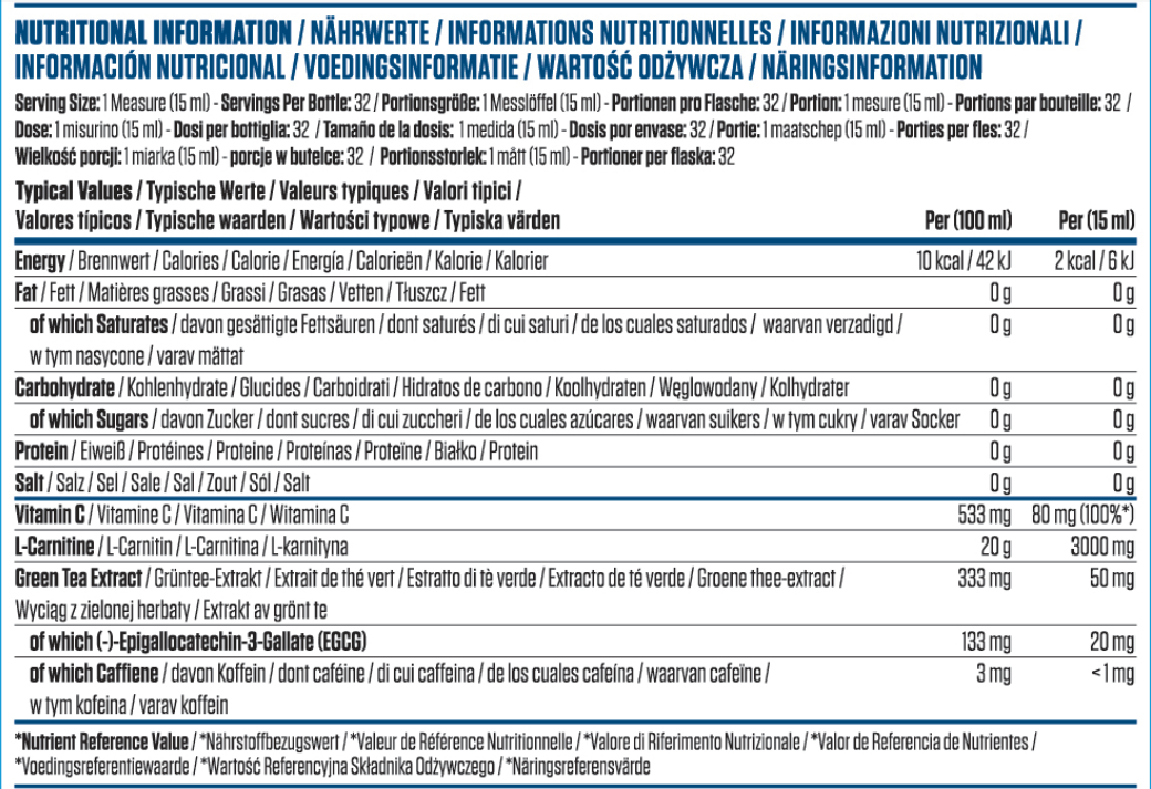 Nutritional Information