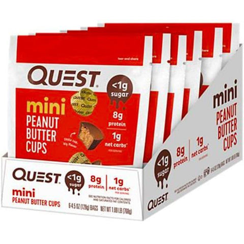 Quest - MINI Peanut Butter Cup Snack 128g (6x)