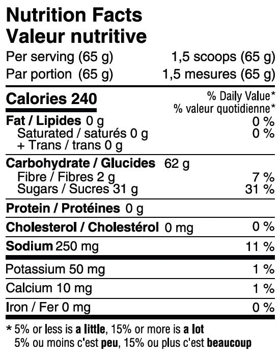 Nutritional Information