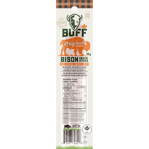 BUFF - Bâtonnets de bison 50g