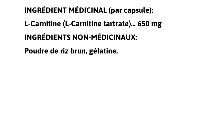 l-carnitine 650 5000 Then converted into energy ProteinCo | Pure L-Carnitine Tartrate