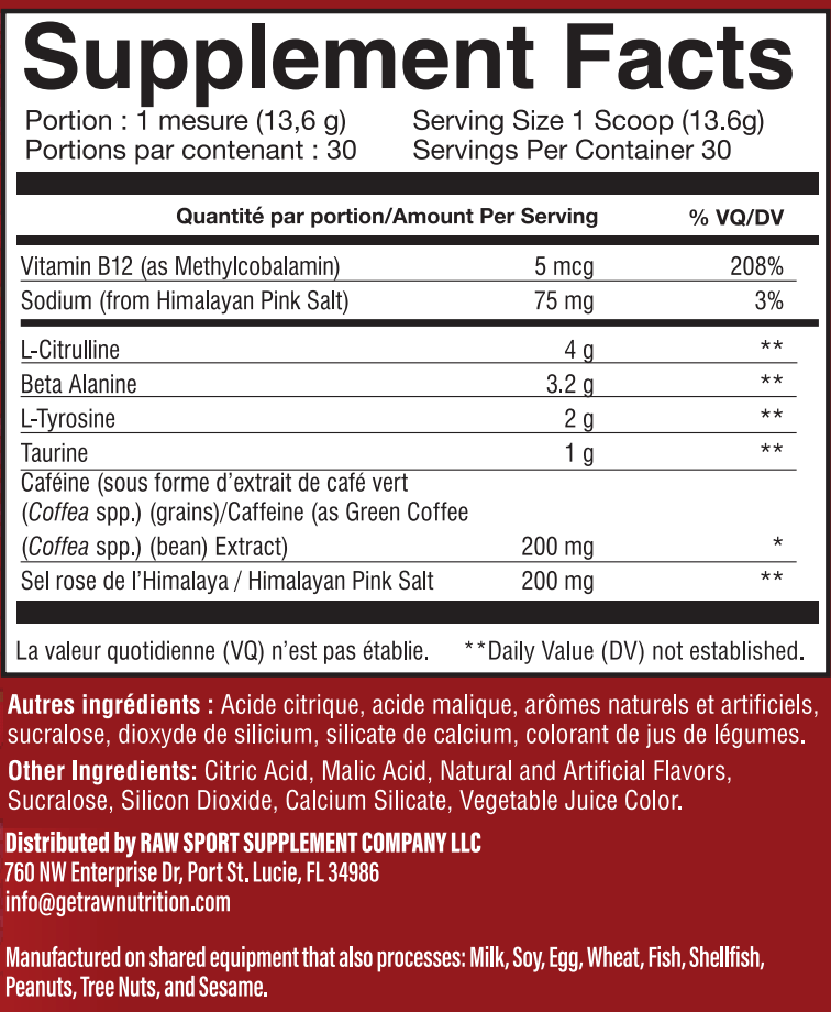 Nutritional Information