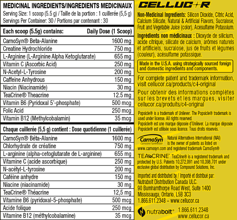 Informations Nutritionnelles