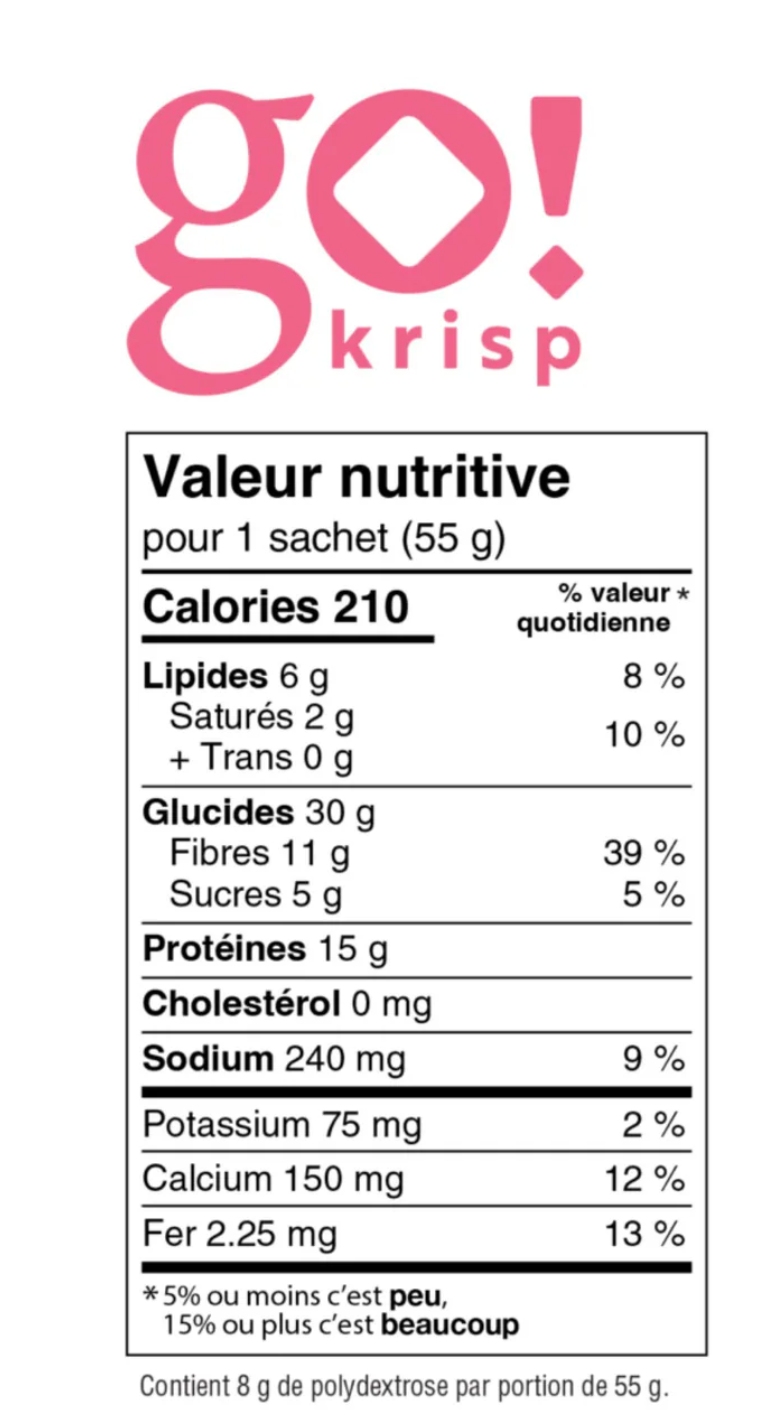 Informations Nutritionnelles