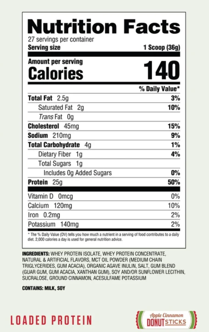Informations Nutritionnelles