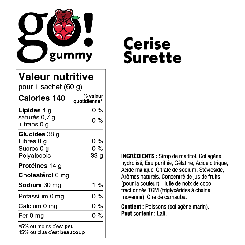 Informations Nutritionnelles