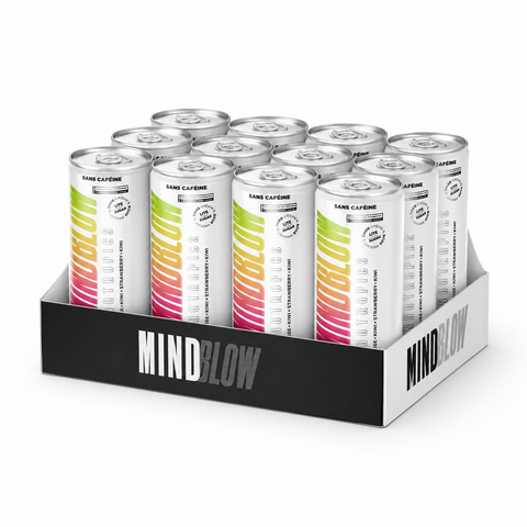 MindBlow - Nootropique Lite Sans Caféine - 355ml (12x)