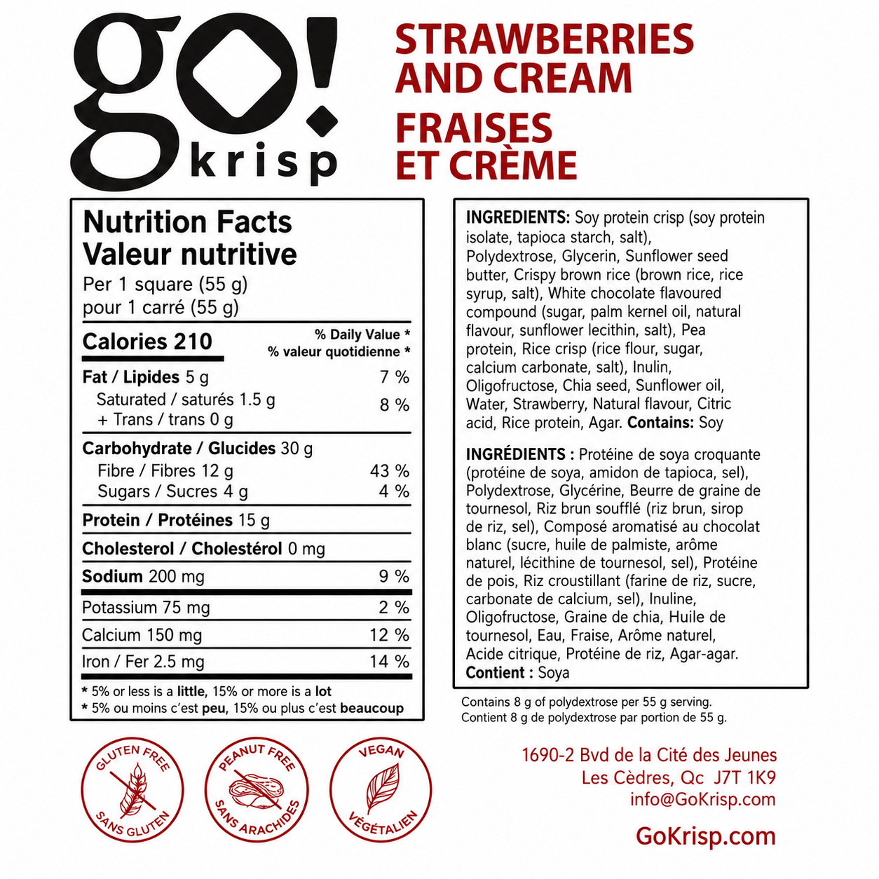 Informations Nutritionnelles