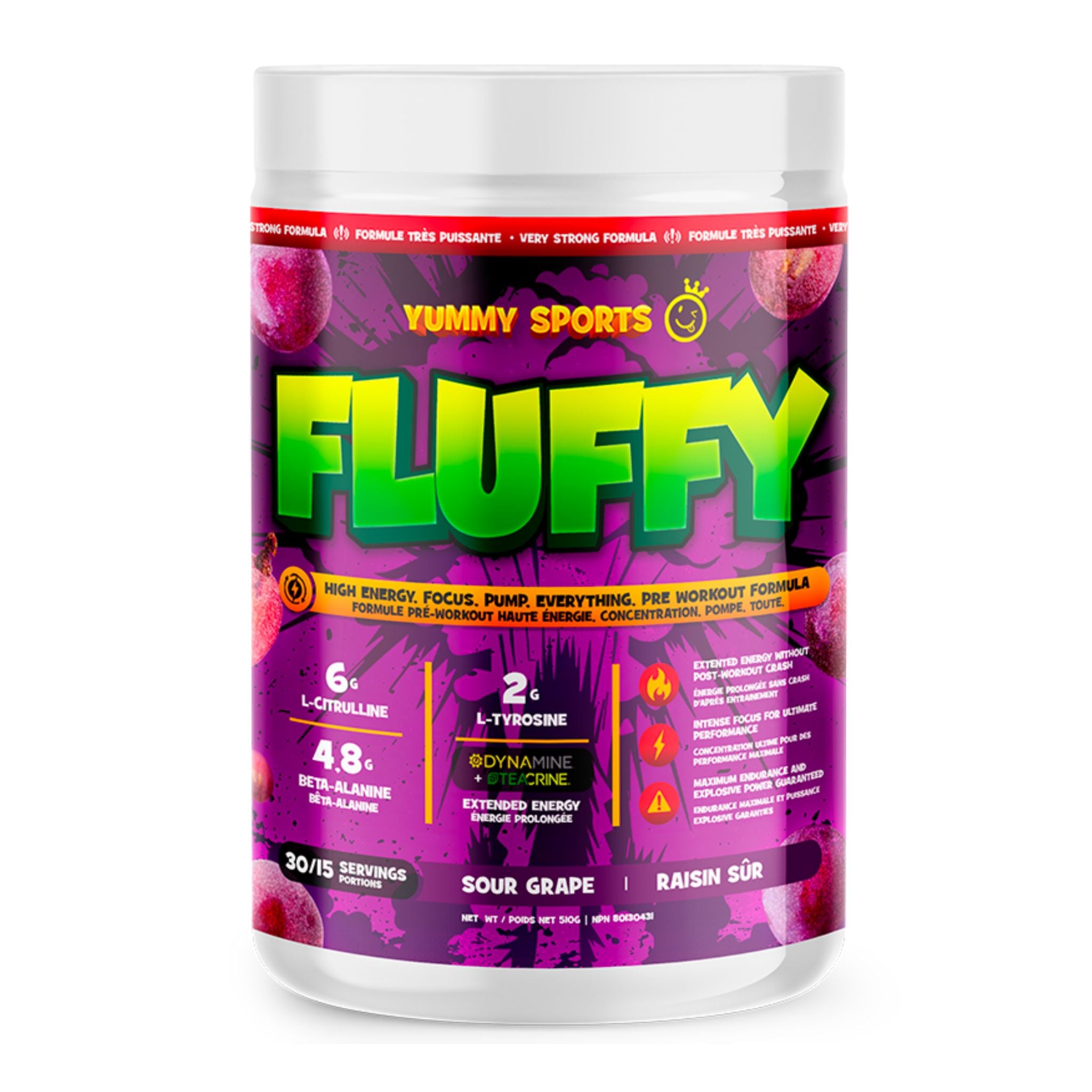 Yummy Sports - Fluffy 510g – Shop Santé