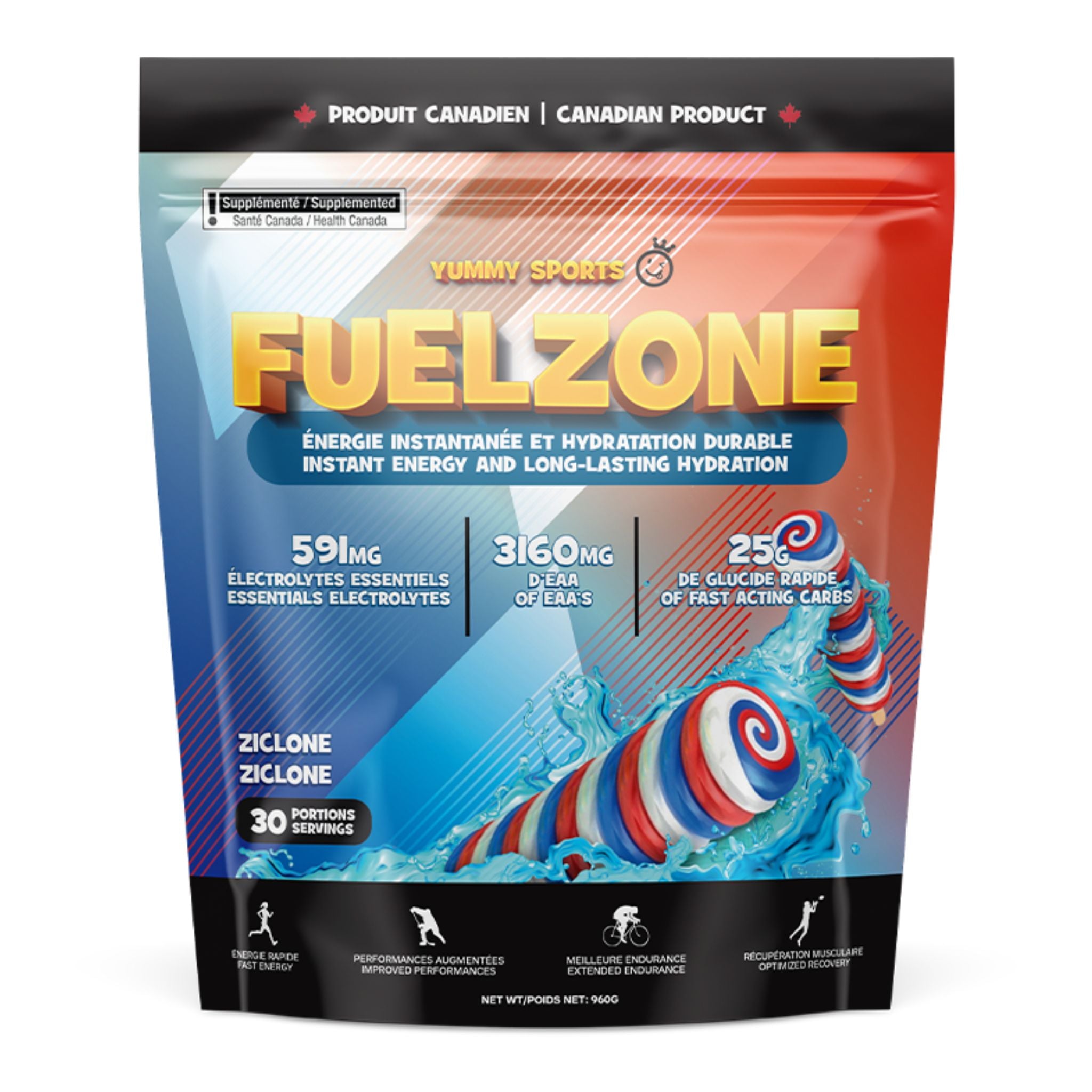 Yummy Sports - Fuel Zone - 960g – Shop Santé