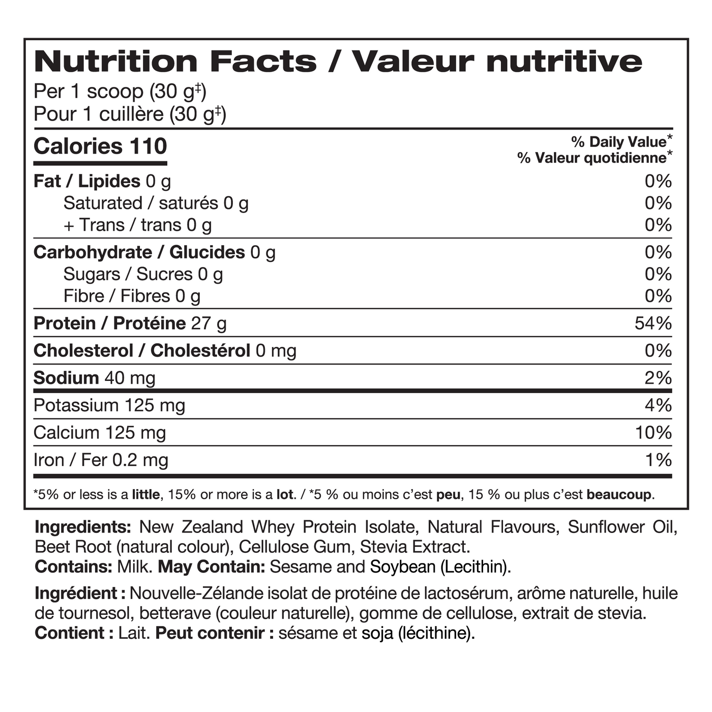 Nutritional Information