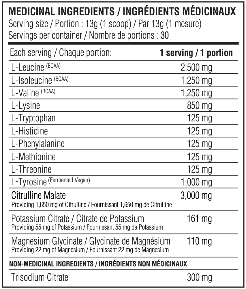 Informations Nutritionnelles