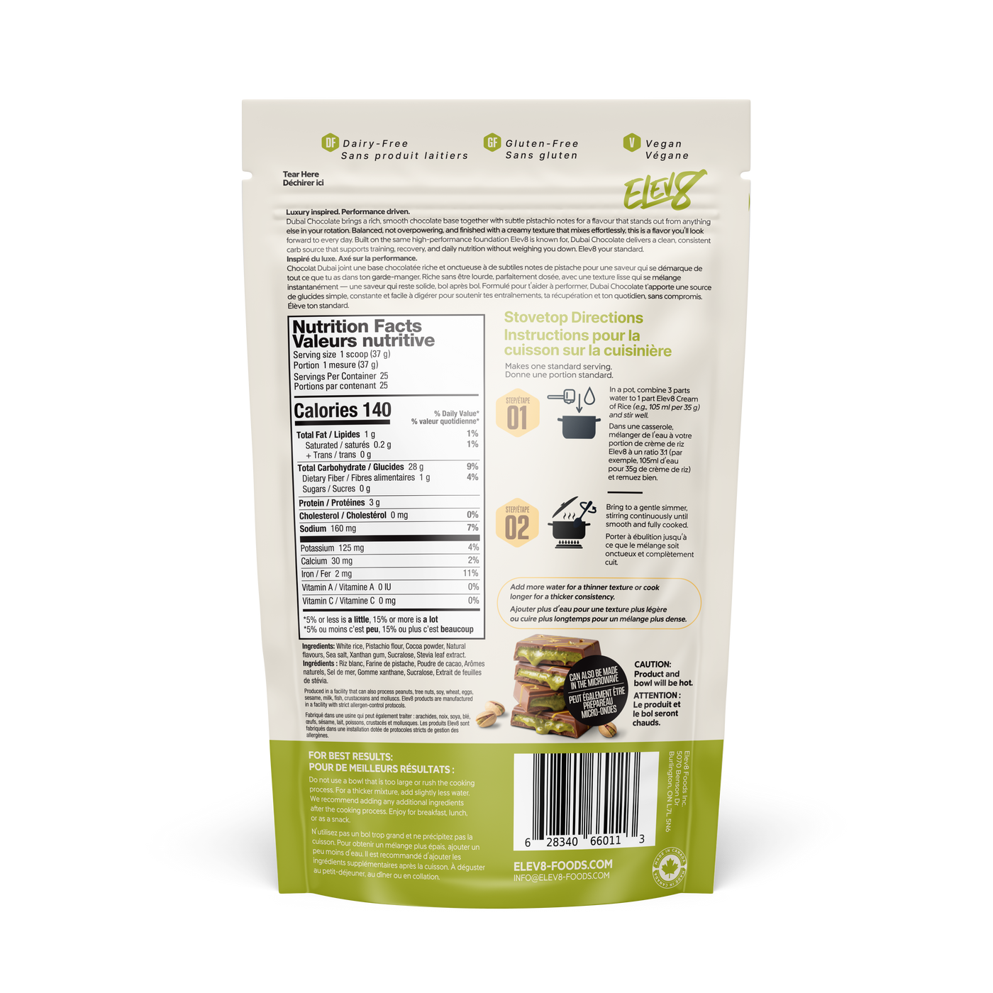 Informations Nutritionnelles
