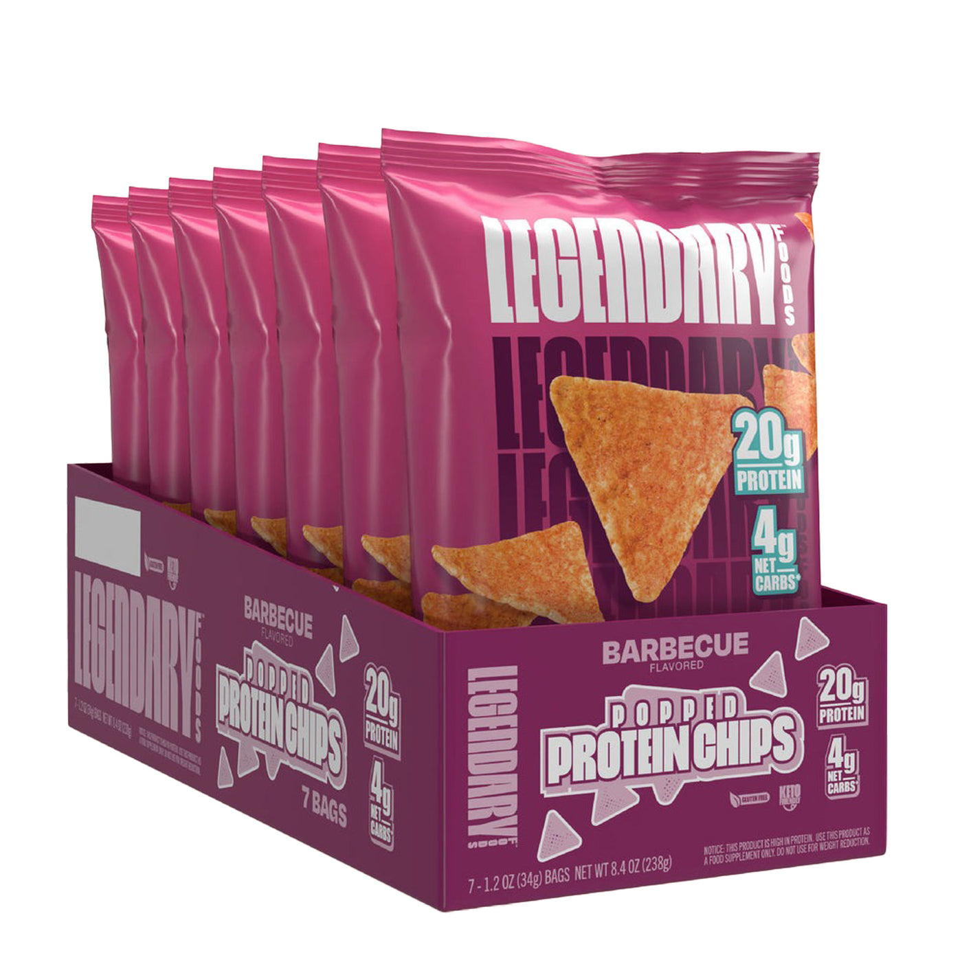 Legendary Foods - Chips Protéinées 34g