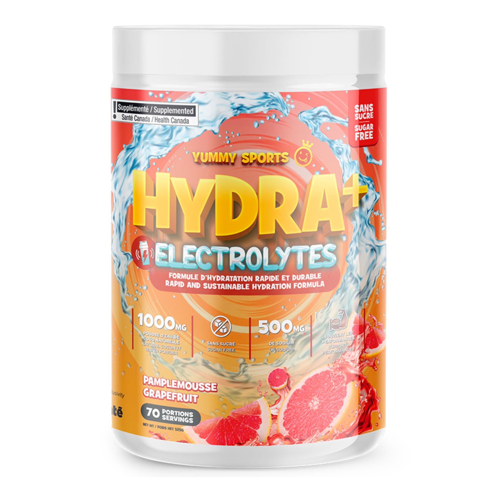 Yummy Sports - Hydration + Electrolytes - 525g – Shop Santé