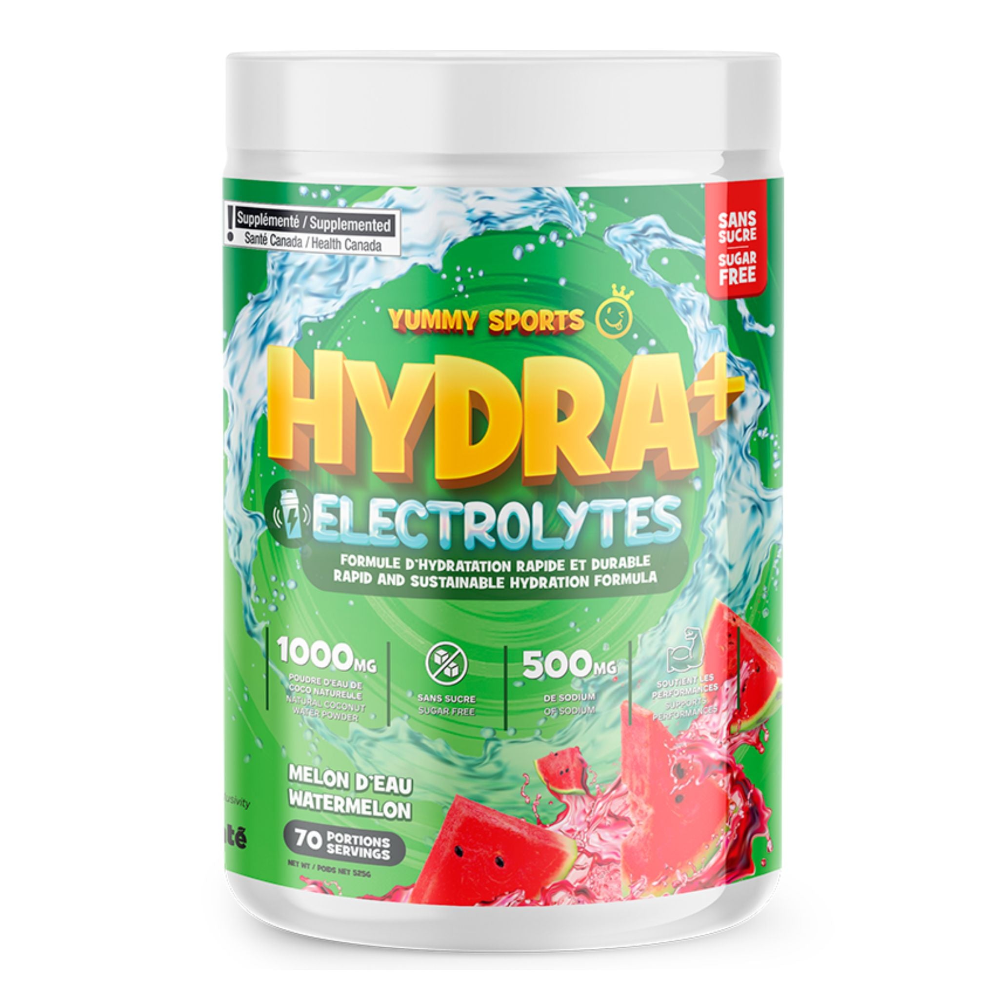 Yummy Sports - Hydration + Electrolytes - 525g – Shop Santé