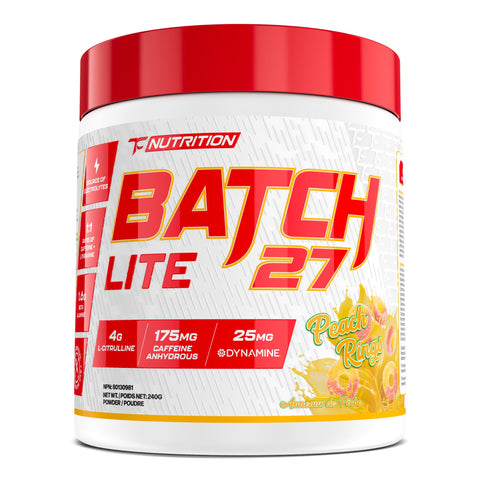 TC Nutrition - Batch 27 - Pre Workout Lite - 240g