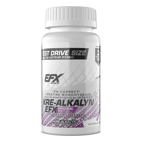 EFX Sports - Kre alkalyn - 30 capsules - Gratuit!