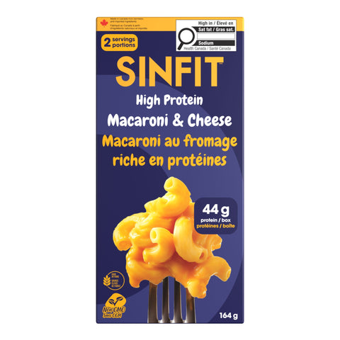SinFit - Macaroni au fromage riche en protéines - 164g