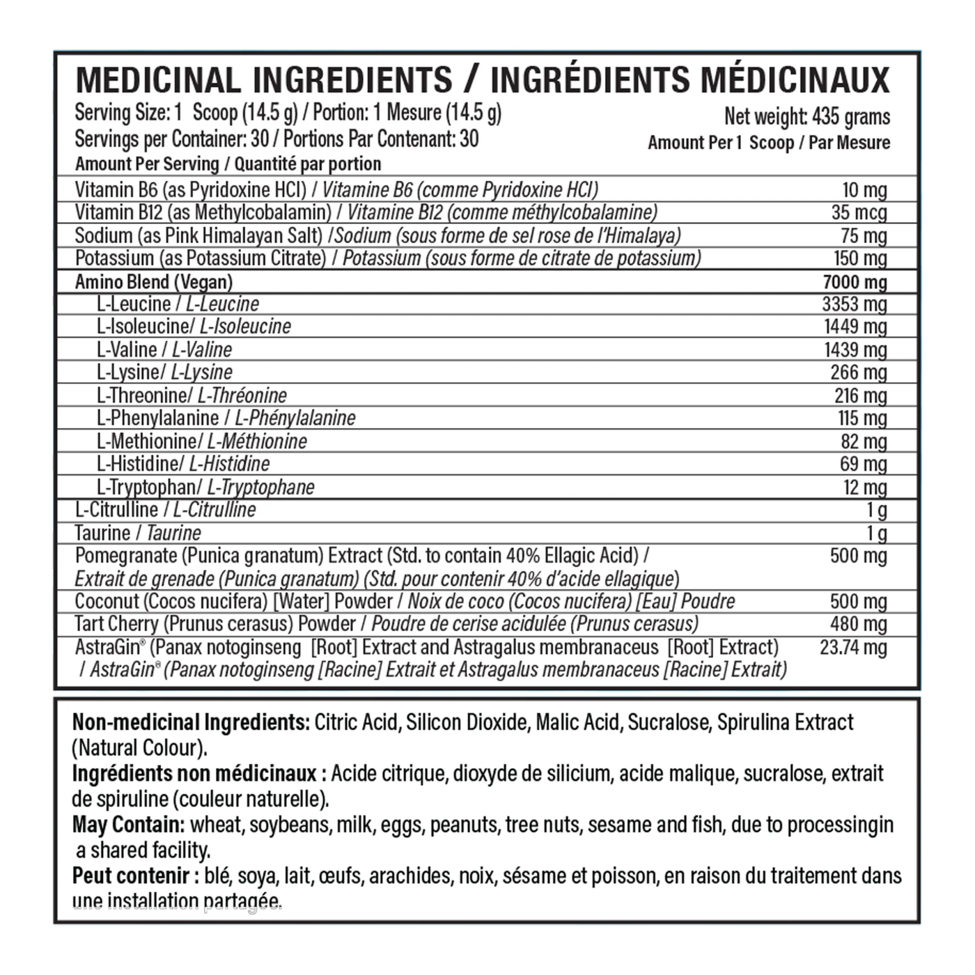 Nutritional Information