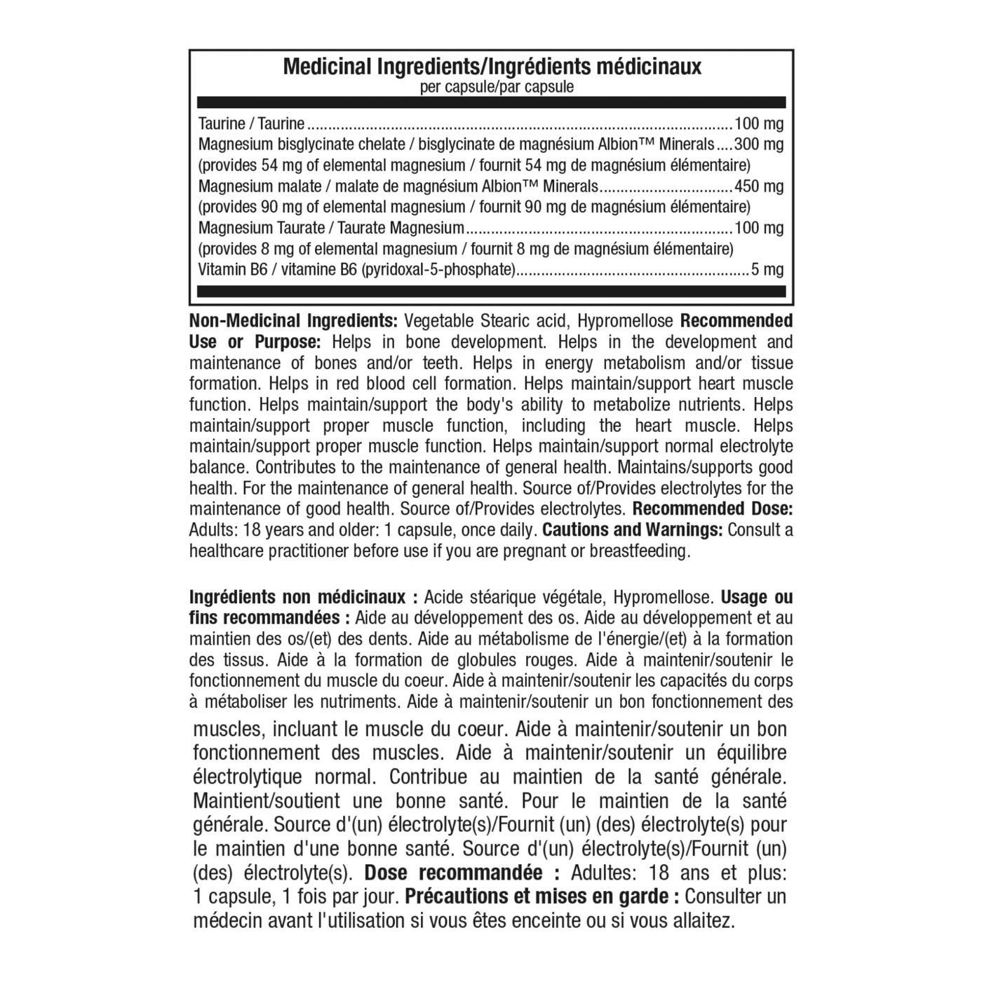 Informations Nutritionnelles
