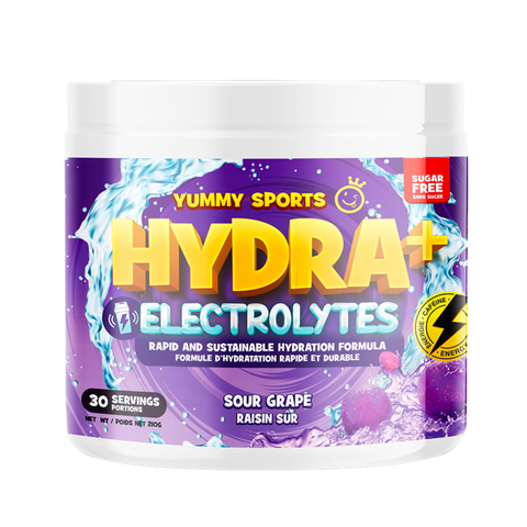 Yummy Sports - Hydra+Électrolytes avec caféine - 210g