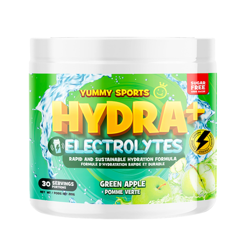 Yummy Sports - Hydra+Électrolytes avec caféine - 210g