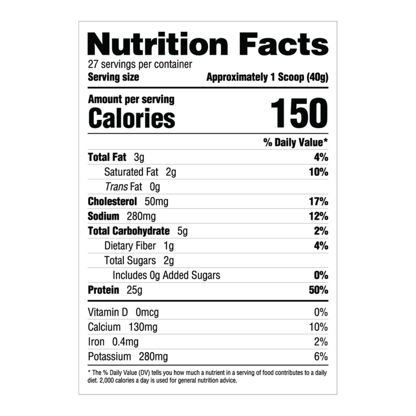 Informations Nutritionnelles
