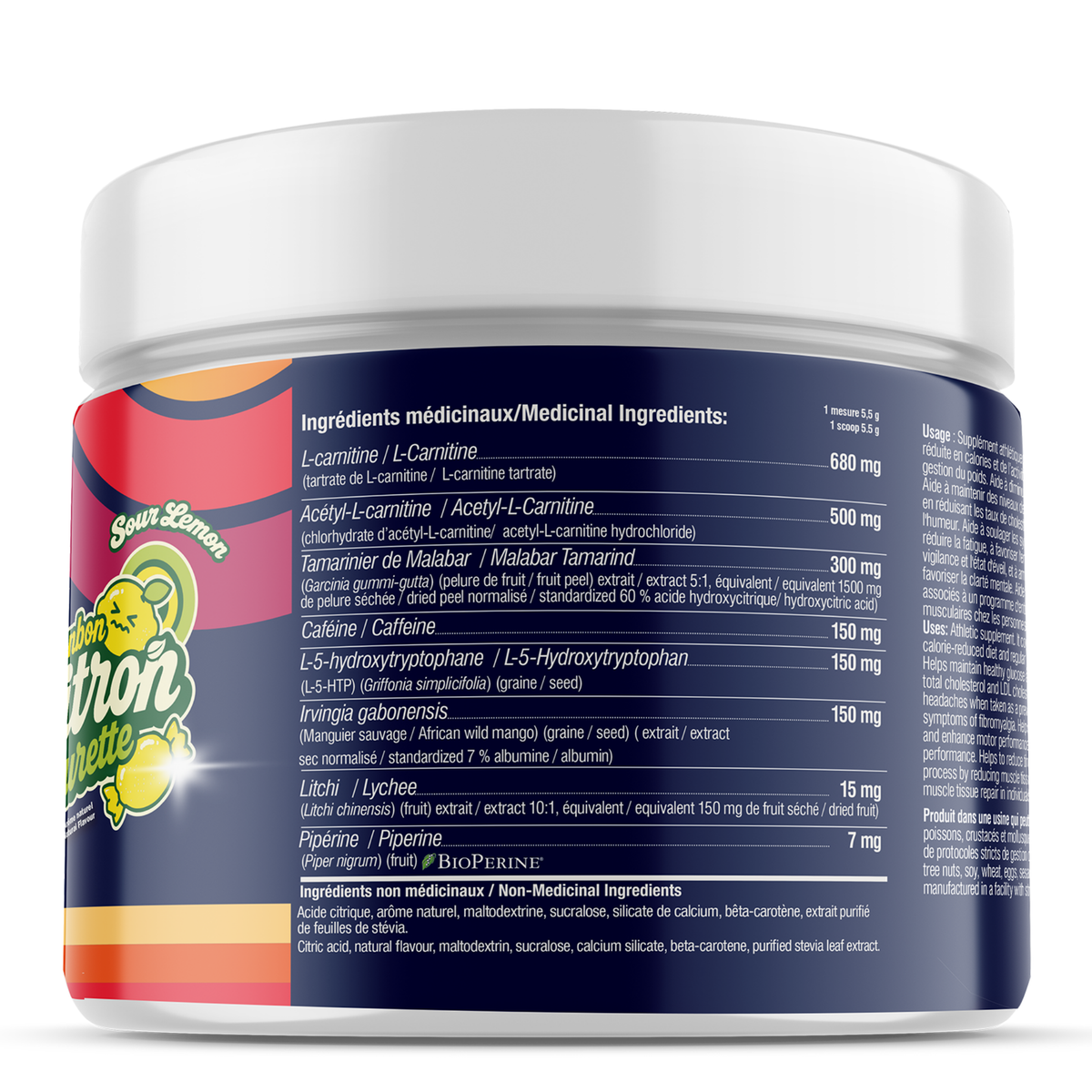 Informations nutritionnelles