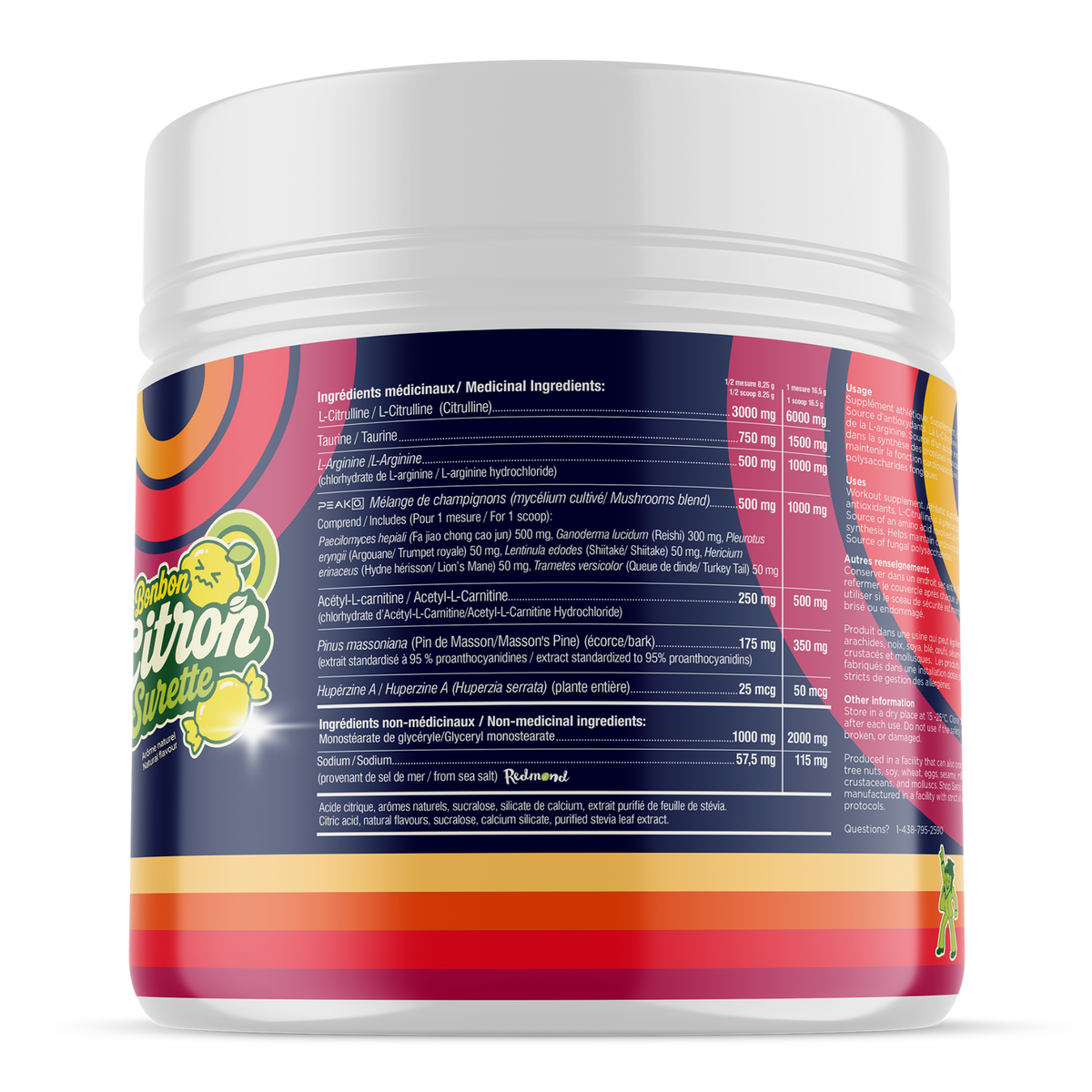 Informations nutritionnelles