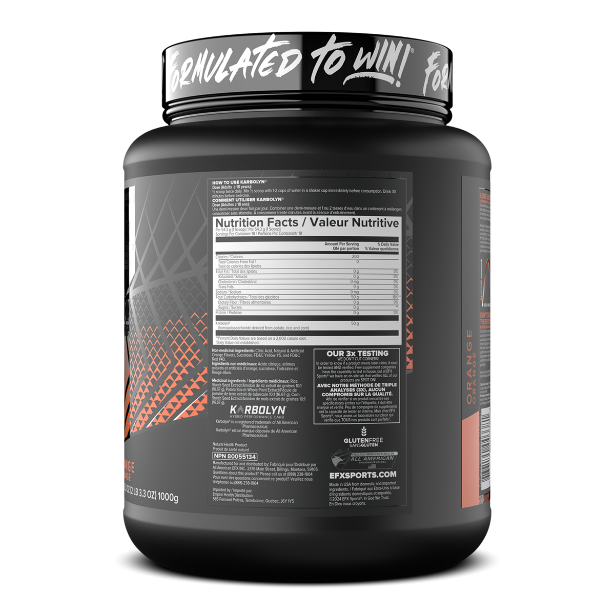 Informations Nutritionnelles