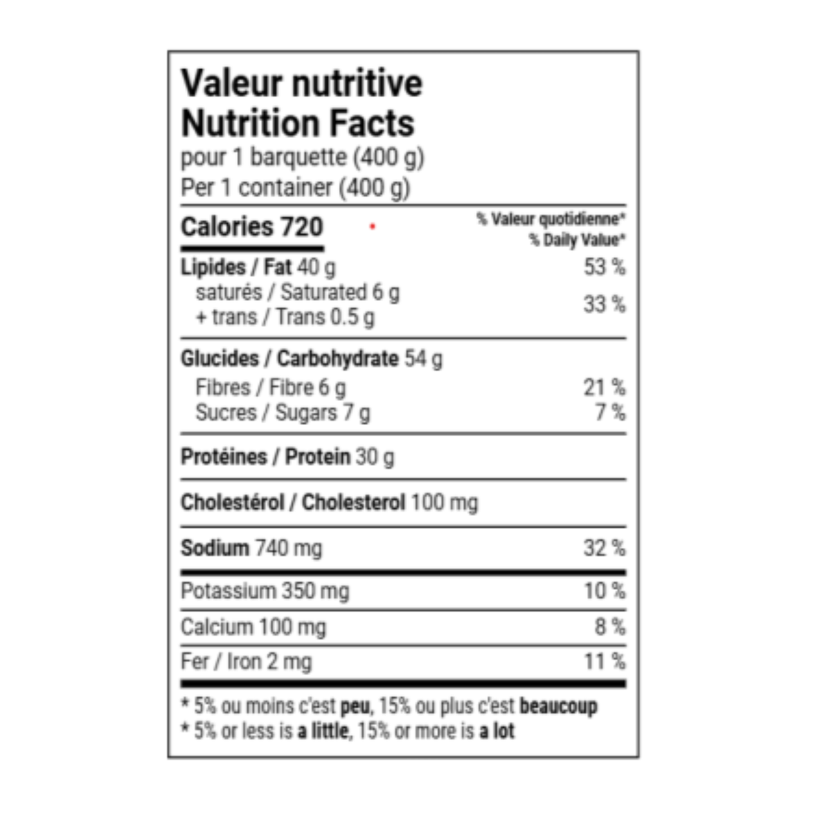 Nutritional Information