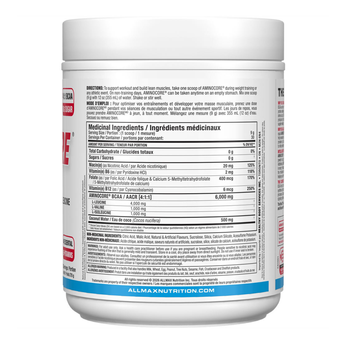 Informations Nutritionnelles