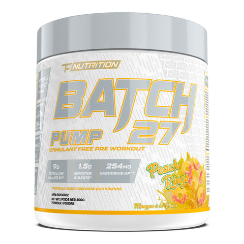 TC Nutrition - Batch 27 Pump Sans-Stimulant - 340g-400g