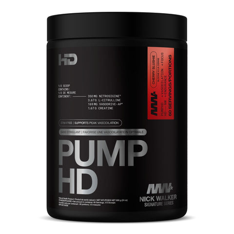 HD Muscle - Pump HD Série Nick Walker (Sans Stimulant) - 690g