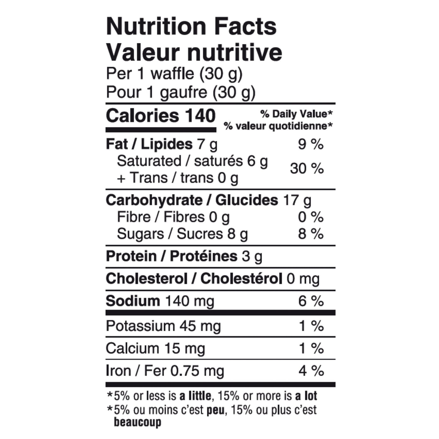 Informations Nutritionnelles