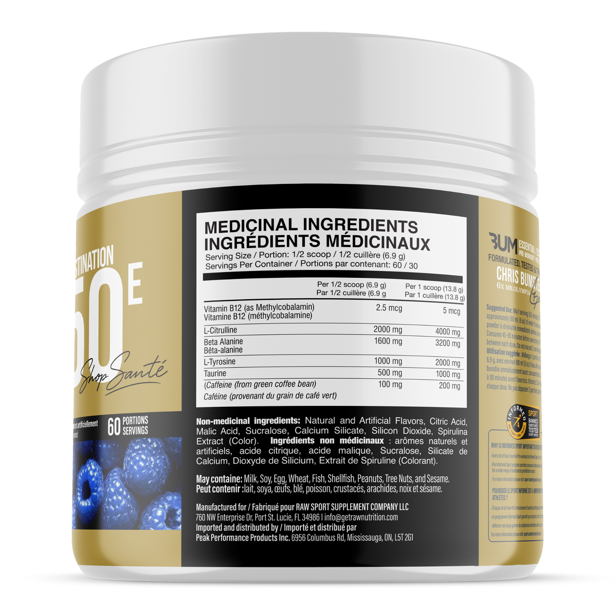 Informations Nutritionnelles