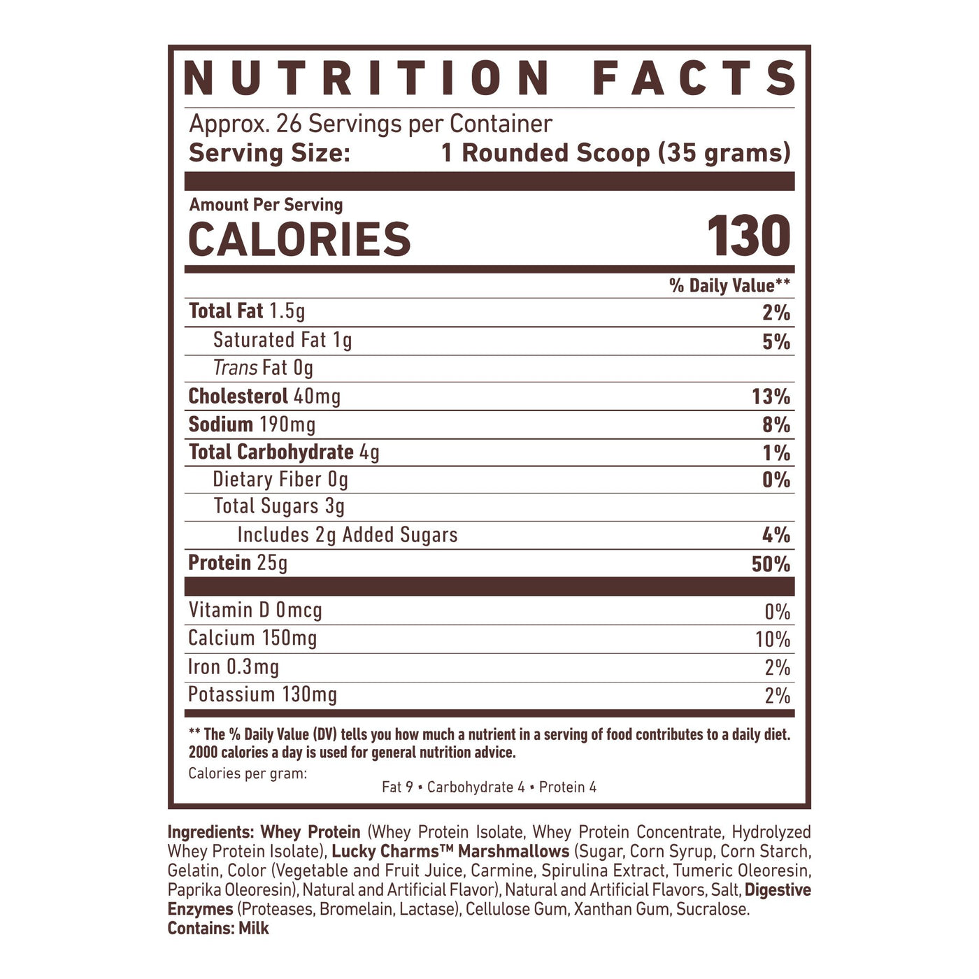 Nutritional Information
