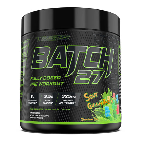TC Nutrition - Batch 27 - Pre Workout - 360g