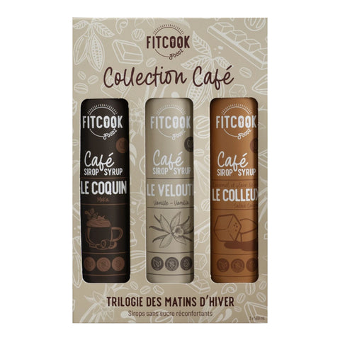 Fitcook Foodz - Trio Sirop à Café Hivernale - 3x500ml
