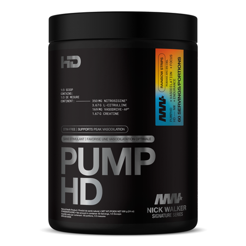 HD Muscle - Pump HD Série Nick Walker (Sans Stimulant) - 690g